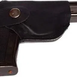 Metal Gun / Pistol shaped with Barrel Pull Back System and Holster Flame Lighter Cum carry case SLIM BODY automatic ejection storage box Pocket Lighter myfirstdot Pocket Lighter-image-48