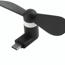 Comfortinglives Smart mini usb fan lightweight fan fits in pocket or small bags Type C Mobile Cooler Fan USB Fan-image-67