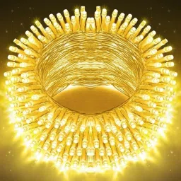 40 LEDs 12 m Yellow Steady Bulb Rice Lights-image-75