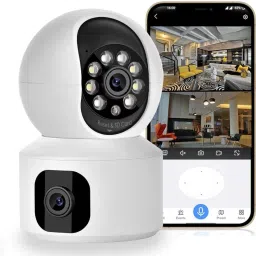 secureeye WIFI PTZ 2MP LIVE VIEW DUAL CAMERA Night Vision|Two Way Talk|Motion Tracking Security Camera-24