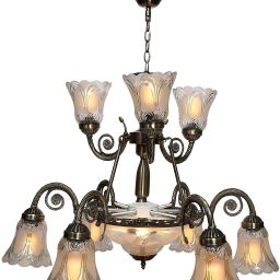 8827 12 LIGHT Jhoomar/Chandelier for Restaurant,Bedroom,Living Room,Home Decor Chandelier Ceiling Lamp-image-16
