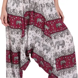 fashion passion india Printed Rayon Women Harem Pants-picture-2
