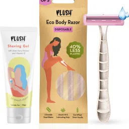 Disposable Eco Razor With All Natural Shaving Gel For Women, Women-image-42