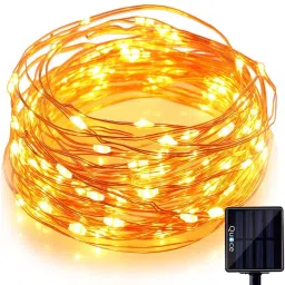 120 LEDs 0.25 m Yellow Flickering Rice Lights-10