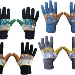 Printed Winter Men Gloves-image-36