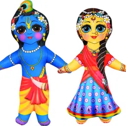 Radha Krishna by " Go Vrinda Studio" | Soft Doll - 7 inch-image-8