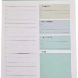 Daily Planner To Do List Notepad Organizer Writing Pad for Home, Office Regular Planner Ruled 50 Pages-picture-12