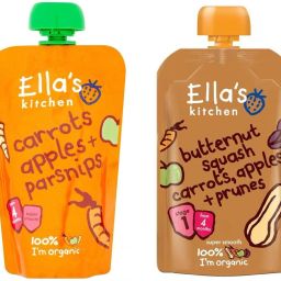 Carrots Apples & Parsnips + Squash, Carrots, Apples & Prunes (Pack of 2) Baby Snacks 240 g-image-46