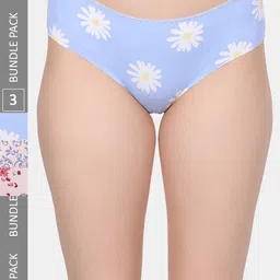 Amour Secret Pack Of 3 Printed Leak Proof Hipster Briefs-image-74