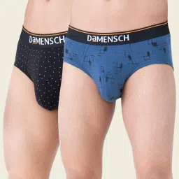 Pack of 2 Deo-Cotton Deodorizing V Shape Printed Men Brief-picture-24