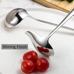 Sauce Ladle, BuyGo Drizzle Spoon with Spout Gravy pack 2 Stainless Steel Tea Spoon Set-14