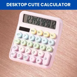 Desktop Calculator, 12-Digit Large LCD and Large Buttons for Office, Homes U121 Basic Calculator-49