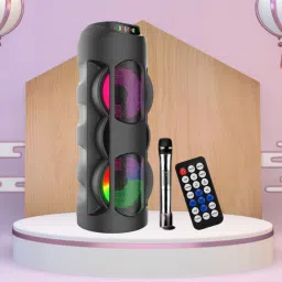 Clairbell Bluetooth Party Speaker with mic Upto 7 Hrs playback With Deep Bass Sound F195 40 W Bluetooth Laptop/Desktop Speaker-image-62