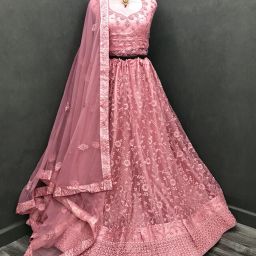 Embroidered Semi Stitched Lehenga Choli-image-51