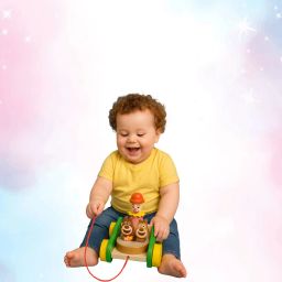 wooden horse pull toy india-image-85