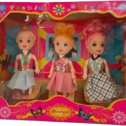 03DD1 doll Cute & Attractive 3 Sister Dolls With Beautiful Hair-picture-33