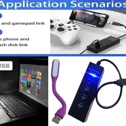 ANJO Keyboard-Wireless Mouse-Pad-3.0USB Hub-3in1Cleaner-OTG C&Micro-Ext-LED-Skin Combo Set image 3