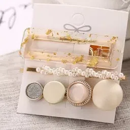 Pinapes Set of 3 Embellished Alligator Hair Clips-29