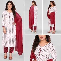 Unstitched Crepe Salwar Suit Material Printed-image-39