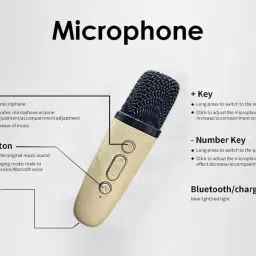 REXXON mini karaoke bluetooth speaker with microphone kids Speaker Mod image 3