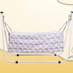 CradleBot Automatic Baby Cradle | 0 to 24 Months Baby (Cloth Color May Vary) Bassinet-image-1