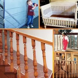 niyanta Child Proofing Banister Guard Net| Net for Balcony| Railing Guard for Kids image 2