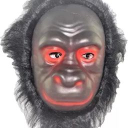 Red Eye Gorilla Mask Party Mask-image-3