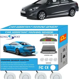 White Reverse Parking Sensors for Verna 2006 to 2010 White Reverse Parking Sensors for Verna 2006 to 2010 Parking Sensor-1