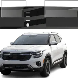 Zealsy Impossible Screen Guard for Compatible For NEW KIA SELTOS 2023 FACELIFT HTK HTK+ 8 INCH Infotainment System Touch Screen AND Cluster Guard Protector-0