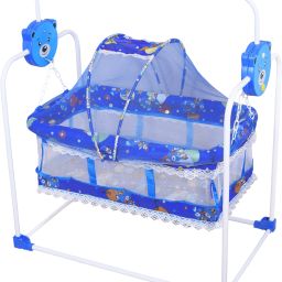 Premium New Born Baby Sleep Swing Cradle/Jhula/Palna/Bed/Baby Bedding Bassinet-28