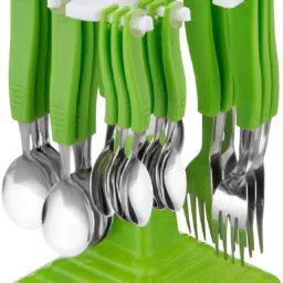 Disposable Stainless Steel, Plastic Table Spoon Set-image-6