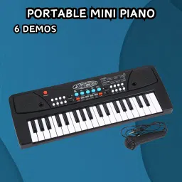 (Piano Keyboard) Toy with 37 Key, Recording and Mic, Adapter for DC Power F429 (Piano Keyboard) Toy with 37 Key, Recording and Mic, Adapter for DC Power F429 Analog Portable Keyboard-8
