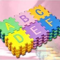 36 Pcs Alphabet & Number Puzzle Mat for Kids | Educational,– Multicolor-image-78