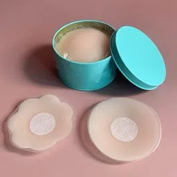 Silicone Bra Pad's , Nipple Covers(2 Pairs) Nursing Breast Pad-image-5