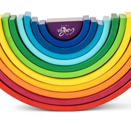 woodbee toys Rainbow Stacker 12 pcs image 3
