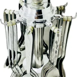 Laser Printed Cutlery Set 6 Tea Spoon,6 Fork ,6 Dessert Spoon And 6 Soup Spoons Stainless Steel Cutlery Set-image-53