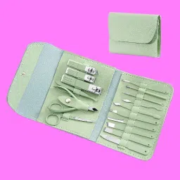 PREMIUM 16 in 1 Professional Stainless Steel Manicure Kit IN Leather Case P43-picture-19