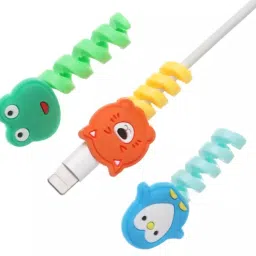 SANNO WORLD Spiral Cable Protector for Universal Android OnePlus Cables Cartoon Cable Protector-image-51