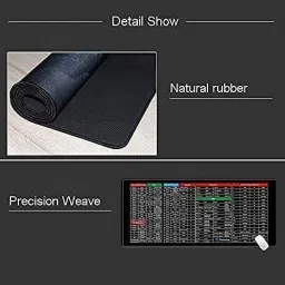 dominic English Shortcut Keys Desk pad Large Computer Mouse Mat Handheld Data Collector image 4