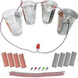 Salt Water Battery DIY Science Experiment kit,Learning, Project, Practical model-1