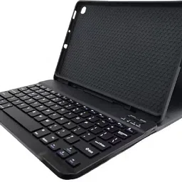 microware Wireless Bluetooth Keyboard for Sam-sung Galaxy tab S6 Lite 10.4'' SM-P610/P615 Bluetooth Handheld Tablet Keyboard-0