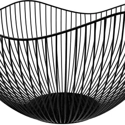 Bowl Wave Fruit Basket Metal Wire Vegetable Basket for Table Centerpiece Iron Fruit & Vegetable Basket-image-11