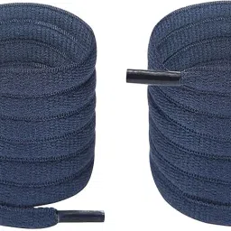 house of common Shoe Laces Round Navy Blue 120cm shoe laces for boot sport hiking navy shoes Shoe Lace-image-52