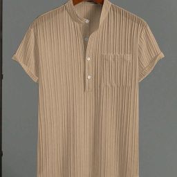 Men Self Design Polyester Straight Kurta-image-27