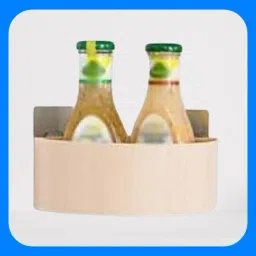 Self Adhesive Multi-Purpose Wall Hanging BATHROOM floating Shelf Plastic Wall Shelf-image-95