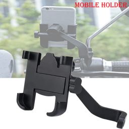 Blue Birds Mirror Fitting Metal bike Mobile Holder Mobile Holder-image-3