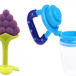 Silicone BPA Mesh Food Nibbler for Fruits and Fruit Shape Teether Teether and Feeder-13