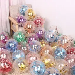 Confetti Balloons For Decoration For Birthday Multicolor Balloons For Birthday-image-40