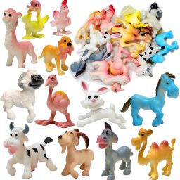 Cute and Attractive Miniature Farm Animal Toy Set for Kids (12 Pcs)-30