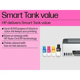 HP Smart Tank 580 All in One Wi-Fi Inkjet Printer with Auto On-Off Technology (Low-on-Ink Sensors, Light Basalt) image 4
